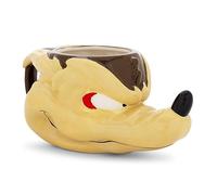 Silver Buffalo Looney Tunes Wile E. Coyote Tasse en céramique sculptée 3D | Grande tasse à café pour expresso, thé | Capacité : 591 ml