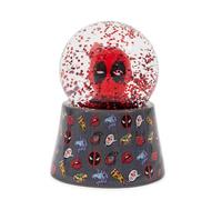 Silver Buffalo Marvel Boule à Neige Lumineuse avec icône Deadpool 45 mm