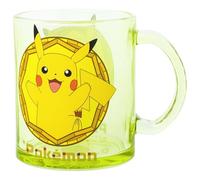 Silver Buffalo Pokémon Sparkle Pikachu Tasse à café en verre avec cadre rond 500 ml