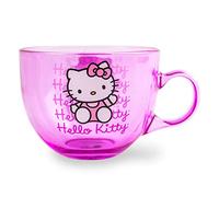 Silver Buffalo Sanrio Hello Kitty Tasse à café en verre, 473 ml