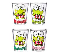 Silver Buffalo Sanrio Keroppi Lot de 4 mini verres 4 x 1, 42,5 g