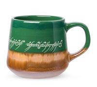 Silver Buffalo Tasse en poterie émaillée réactive du Seigneur des Anneaux Elven 414 ml
