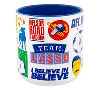 Silver Buffalo Ted Lasso Icons Tasse en céramique | Tasse à café pour thé, expresso, cacao | Capacité : 380,5 g