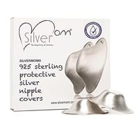 Silver Cups Les coques d’allaitement en Argent sans Nickel pour la Prévention et les Soins des Crevasses du mamelon pendant l’Allaitement-Silvermom