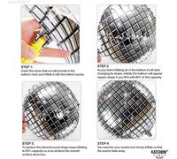 Silver Disco Ball Balloons - 22 Inch,Pack Of 12 Shiny Disco Ball For Disco Party Decorations 4D Sphere Disco Balloons For Disco Bachelorette Party Decorations Silver Birthday Decor