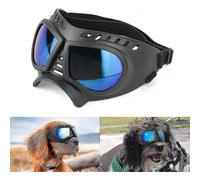 (Silver)Dog Goggles Eye Protection Dog Sunglasses Anti-uv Goggles Windproof Puppy Goggles With Adjustable