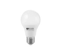 SILVER ELECTRONICS 1981727 Lampe LED, Plastique, E27, 8 W, Blanc