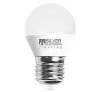 Silver Electronics 960627 Ampoule LED sphérique 6 W E27 3000 K