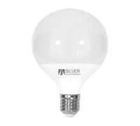 Silver Electronics BOMBILLA LED DECORATIVA ESFERICA 5W50W - E27-3000K - 440 LM - Luz Calida