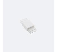 SILVER ELECTRONICS - Connecteur intermédiaire pour bande LED RVB 230 V 12 mm IP44 (sachet de 5 unités)