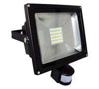 Silver Electronics LED Projecteur sed IR Sensor, 30 W, noir