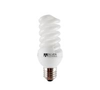 Silver Electronics Mini Full ampoules économie d'énergie E27, 2700 K, 20 W, Blanc