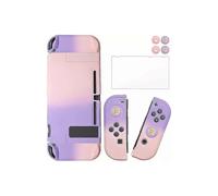 (Silver) Étui rigide NS à motif sakura en relief pour Nintendo Switch