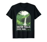 Silver Falls State Park Oregon Camping Randonnée Extérieur T-Shirt