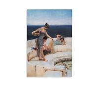 Silver Favourites Lawrence Alma Tadema Peintre Poster Impression sur toile Décoration d'intérieur moderne 50 x 75 cm