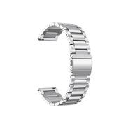 (Silver) For TicWatch Atlas/ Pro 5 Enduro Titanium Alloy Watch Band 24mm 3-Bead Wrist Strap