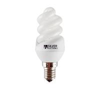 Silver full Economie mini Lampe spirale E-27 L.Fri 9W