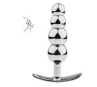 Silver Gourd En Forme De MéTal Pratique Prop | Conception De SphèRe ComplèTe Et PoignéE En Forme De T Facile à Attraper (4 beads)-Q