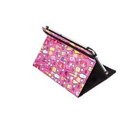 Silver HT Cool Ice Pop - Housse Universelle imprimée (9 - 10.1) Couleur Rouge et Blanc