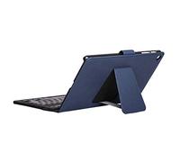 Silver HT - Coque avec Clavier (QWERTY) Bluetooth pour Tablette Samsung Tab A 2019 10,1 "(T510 / T515) avec Fonction Support et Finitions Hautes. Couleur: Bleu