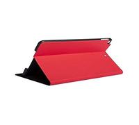 Silver HT Étui pour iPad 2019 et iPad 2020 10,2 Pouces avec Fonction Support, Fermeture de sécurité Anti-Ouverture et Angle de Vision Multi-réglable Rouge