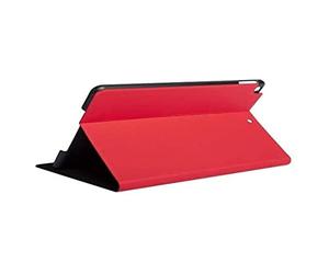 Silver HT Étui pour iPad 2019 et iPad 2020 10,2 Pouces avec Fonction Support, Fermeture de sécurité Anti-Ouverture et Angle de Vision Multi-réglable Rouge