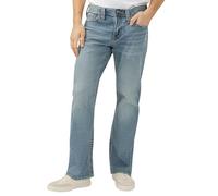 Silver Jeans Co. Craig Classic Fit Bootcut Jeans, Indigo marbré Clair, 32 W/32 L Homme