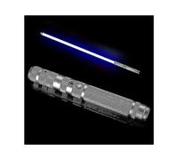 (silver)Lightsaber Rgb 7 Color Variable Electronic Lightsaber Fx Sound - Black