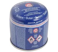 SILVER MATCH Cartouche de Gaz Perçable 190 G, Sécurité GAS LOCK, Gaz Butane Premium Pur, Idéal pour Cuisine, Chalumeau, Cuisinière, Réchaud, Camping, Bricolage, Lampe à Souder, Survie, 40673530