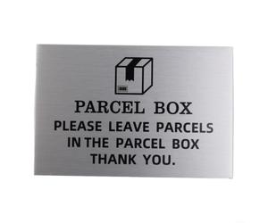Silver Metal Post Note Plaque 15x10cm Silver Metal Post Note(1PCS)