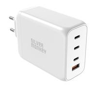 Silver Monkey Sma154 200W Gan Nabíjačka 3Xusb-C Pd Usb-A Qc 3.0 - Biela