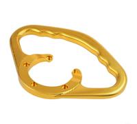Silver Motorcycle Passenger Handle CNC Aluminum Silver Motorcycle(Gold)