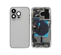 (Silver, Multicolor) For iPhone 14 Pro Back Battery Housing Cover with Small Parts (EU Version) - Gold