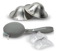 Silver Nipple Shield XL Kit de soins d'allaitement et cache-tétons pour nouveau-né - Kit de soins d'allaitement conçu par OB/GYN avec protège-seins pour allaitement et étui de transport
