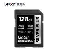 (SILVER Plus-128GB) Lexar carte SD classe 10 V10 V30 V60 V90 U3 UHS-II 32GB 64GB 128GB 256GB 512GB SDHC SDXC haute vitesse 4K 8K carte mémoire pour appareil photo