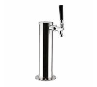 Silver Single Tap Colonne à vin en acier inoxydable à tête unique pour servir du vin blanc, de la bière et d'autres boissons dans les bars, les appartements, les hôtels, les restaurants