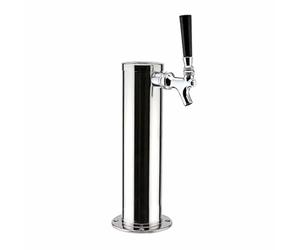 Silver Single Tap Colonne à vin en acier inoxydable à tête unique pour servir du vin blanc, de la bière et d'autres boissons dans les bars, les appartements, les hôtels, les restaurants