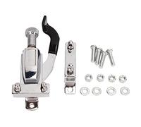 Silver Snare Drum Strainer, Snare Drum Regulator with Easy Installation and Slick Exterior, Metal Snare Drum Strainer Set for Standard Drum Kits, Includes Regulator Accessory Screw