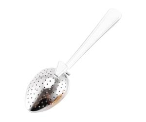 Silver Stainless Steel Tea Infuser Strainer Spoon Loose Leaf Filter New! Teaa Strainers And Filters | Fine Holes Tea Steeper Filter For Home Travel,