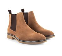 Silver Street London Bottes Chelsea en daim pour homme - Style intelligent décontracté et formel, cognac, 42 2/3 EU