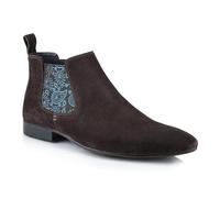 Silver Street London Bottines Chelsea Carnaby en cuir formelles et décontractées pour homme 40-46, Pinceau marron, 40 EU