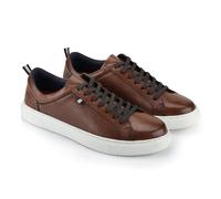 Silver Street London Holden Chaussures de sport en cuir pour homme avec semelle souple et antidérapante, marron, 46 EU