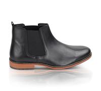 Silver Street London Homme Argyll Bottine Chukka, Noir, 44.5 EU