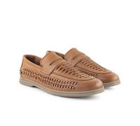 Silver Street London Homme Mocassin, Cuir Perth Tan, 43 EU