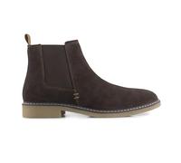 Silver Street London Pimlico Bottes Chelsea décontractées en daim pour homme, marron, 42 2/3 EU