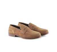 Silver Street London Woodley Mocassins en daim de qualité supérieure pour homme, extra rembourrés, respirants, chaussures décontractées confortables à enfiler, peau, 44 EU