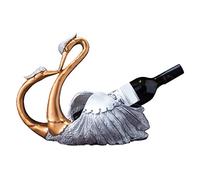 Silver Swan Étagère à vin sculptée à la main pour cuisine et salle à manger Économie d'espace étroite