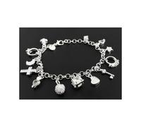 Silver Thirteen Hanging Pieces Bracelet for Women Gift Bracelets & Bangles Jewelry
