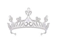 Silver Tiara Crowns, Crystal Bandband Princess Rhingestone Crow avec Combs Bride Bands Bridal Wedding Prom Birthday Party For Women Girls