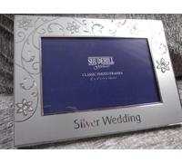 Silver Wedding 25th Anniversary Photo Frame by Shudehill